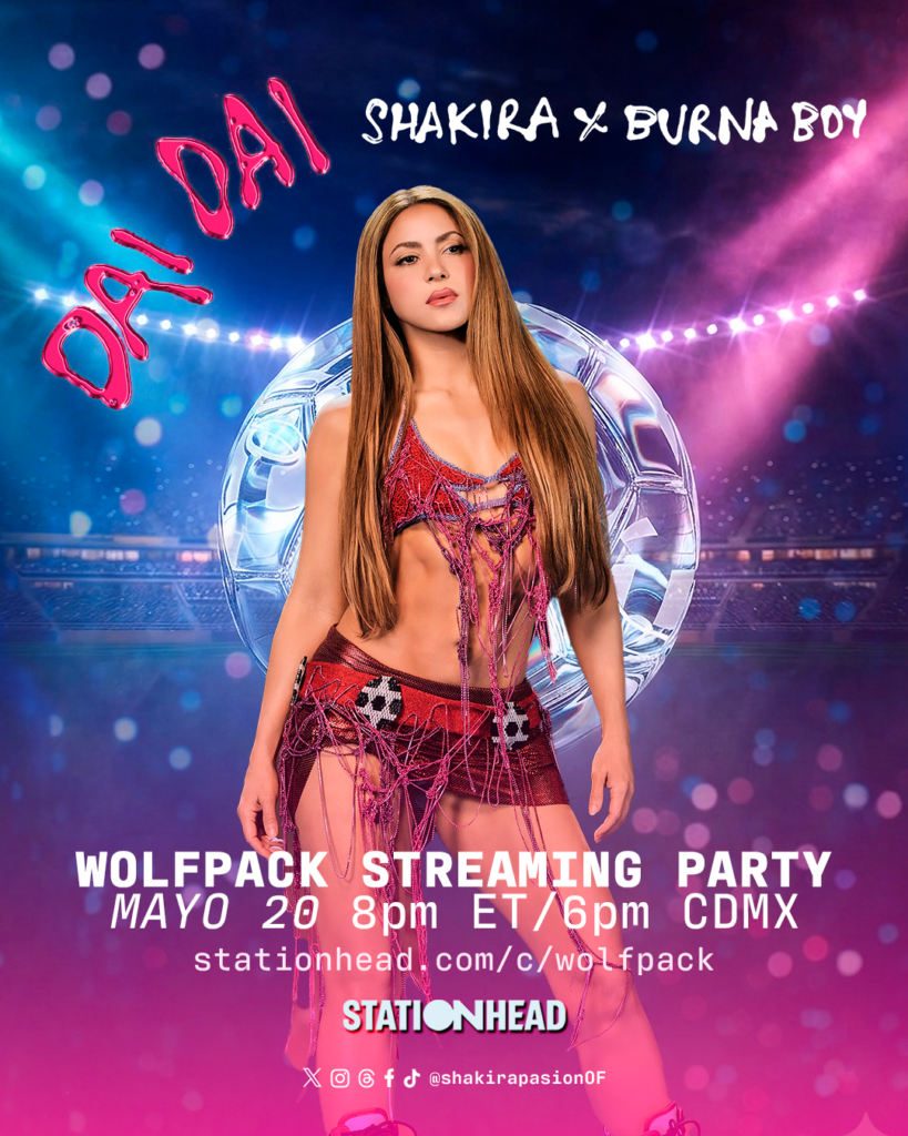 Shakira lanza el MV oficial de DAI DAI